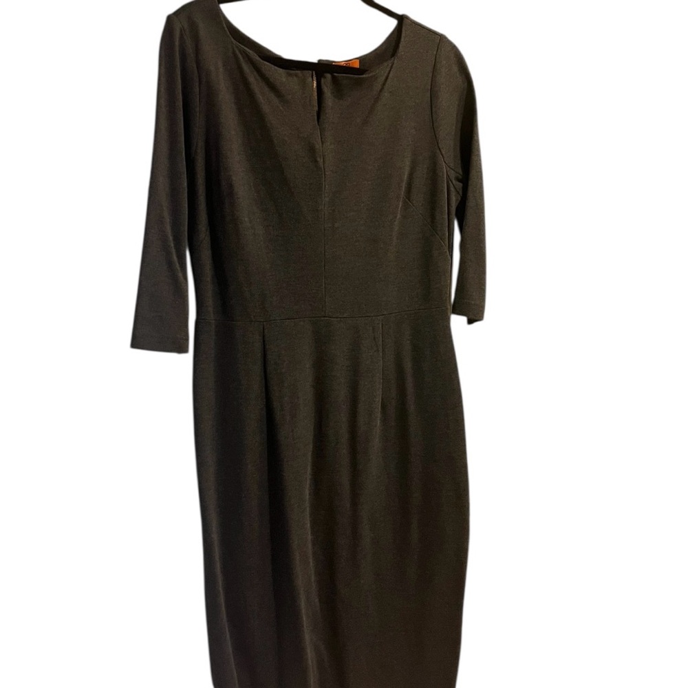 Elegant Charcoal Women's Dress